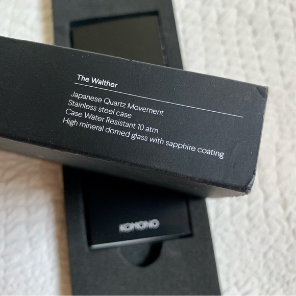 NWT Komono The Walther Camel Unisex Watch Leather Strap - Picture 6 of 9